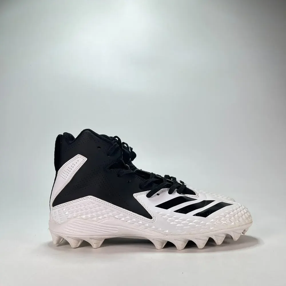 adidas Freak Mid MD White Black Football Cleats Shoes CG4442 Men's Size 7.5